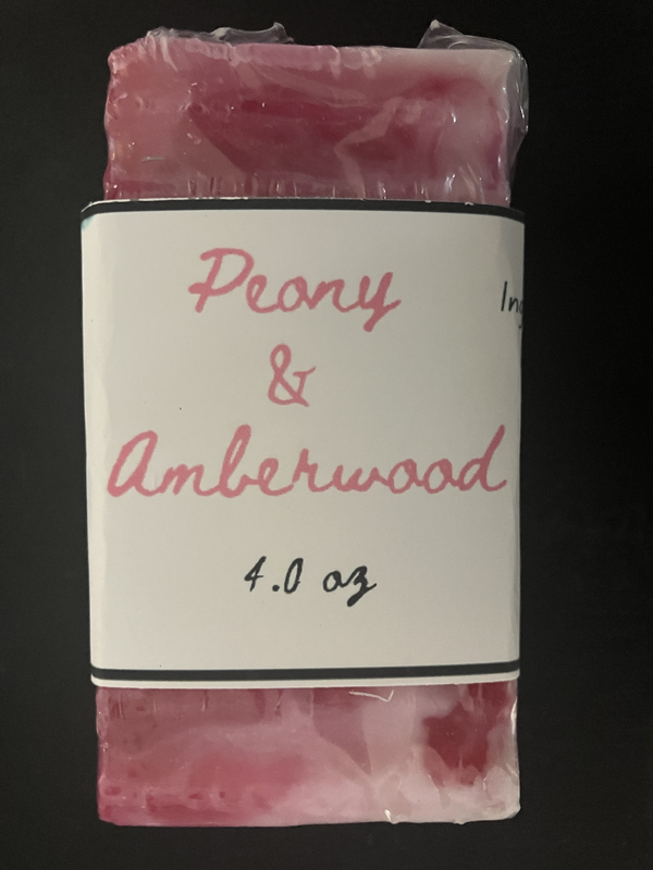 Peony & Amberwood bar soap